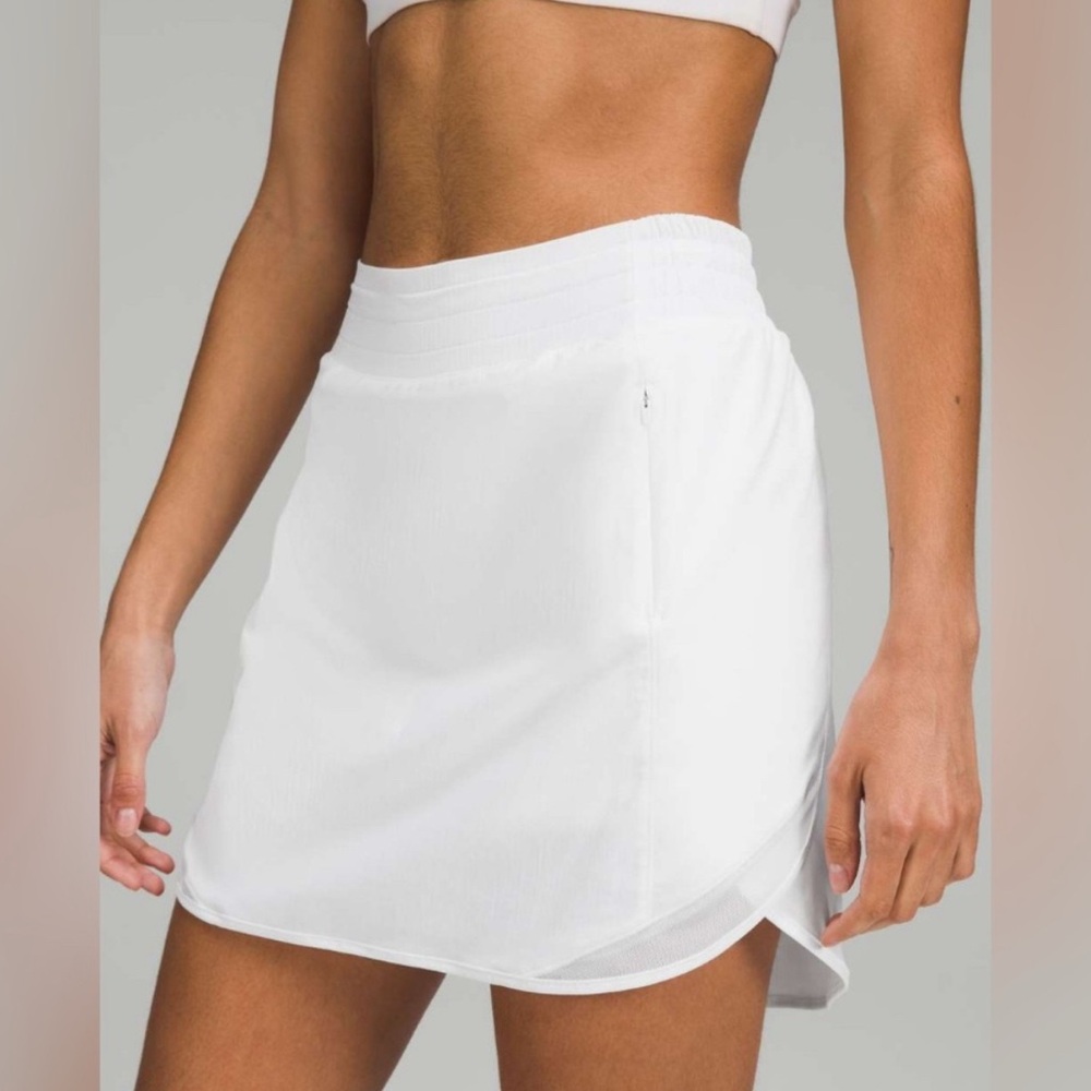 lululemon athletica Bright White Skort